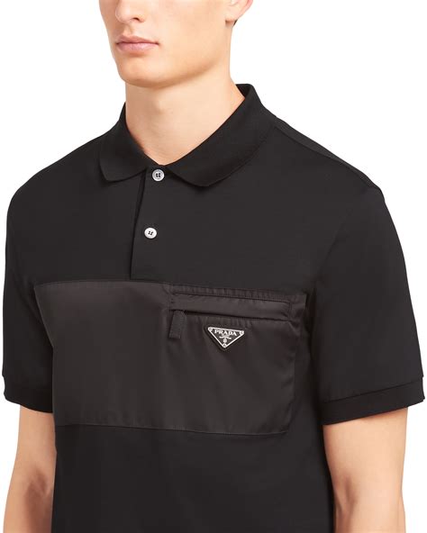 prada men's polo t shirt|Prada polo shirt price.